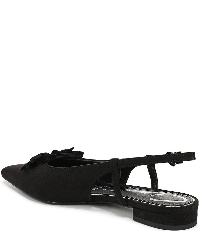 Circus NY by Sam Edelman Delanie Pointed Toe Bow Detail Dress Slingback Flats