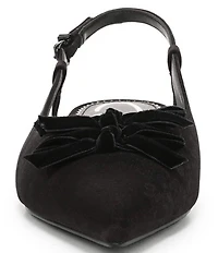 Circus NY by Sam Edelman Delanie Pointed Toe Bow Detail Dress Slingback Flats