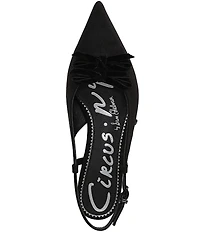 Circus NY by Sam Edelman Delanie Pointed Toe Bow Detail Dress Slingback Flats