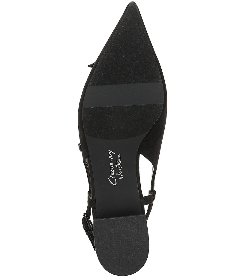 Circus NY by Sam Edelman Delanie Pointed Toe Bow Detail Dress Slingback Flats