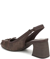 Circus NY by Sam Edelman Diane Distressed Bow Slingback Ballet Pumps