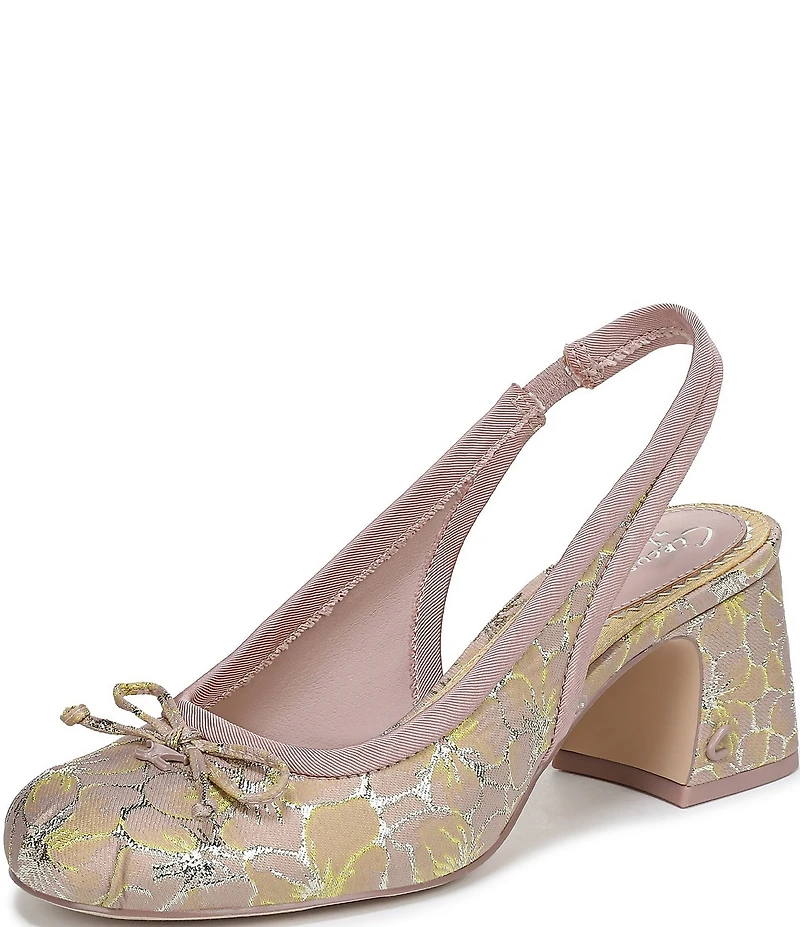 Circus NY by Sam Edelman Diane Floral Bow Slingback Pumps