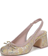 Circus NY by Sam Edelman Diane Floral Bow Slingback Pumps
