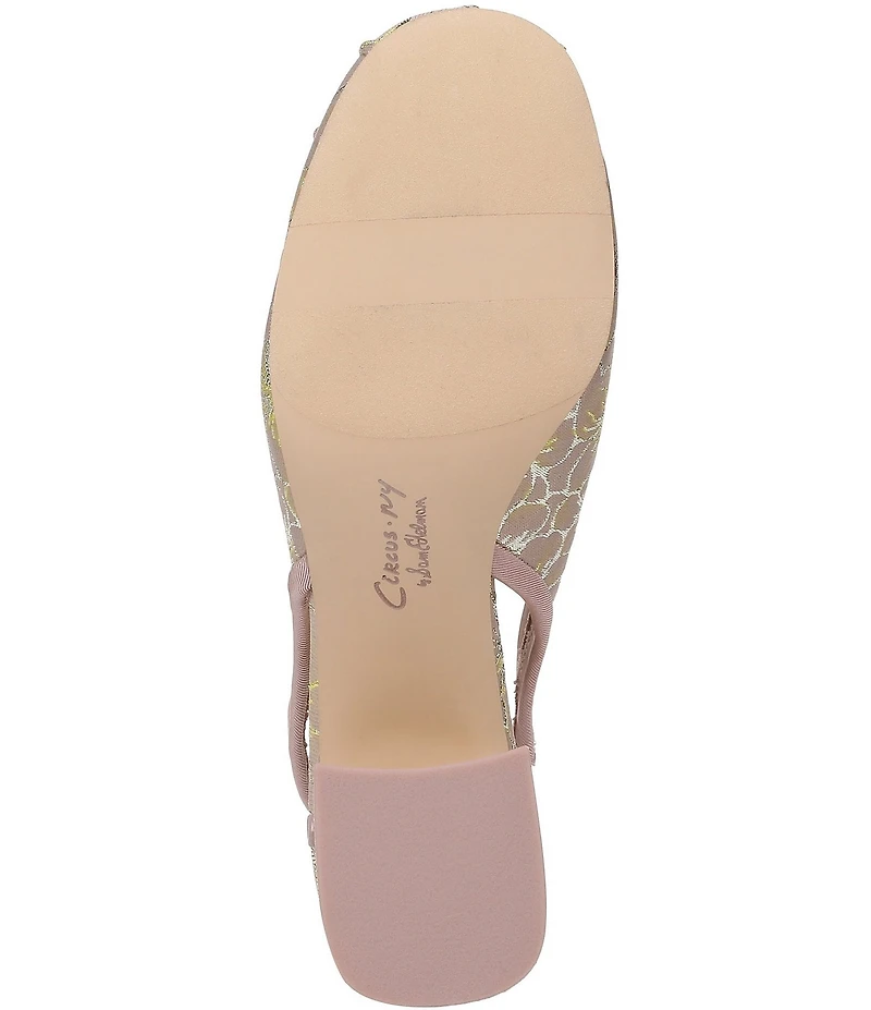 Circus NY by Sam Edelman Diane Floral Bow Slingback Pumps