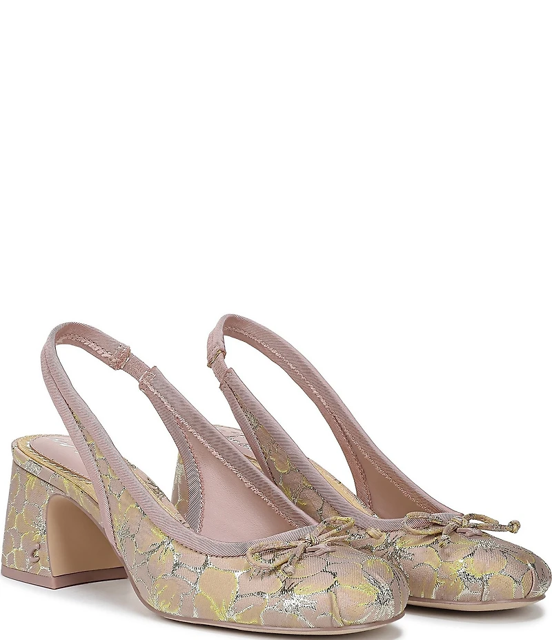 Circus NY by Sam Edelman Diane Floral Bow Slingback Pumps