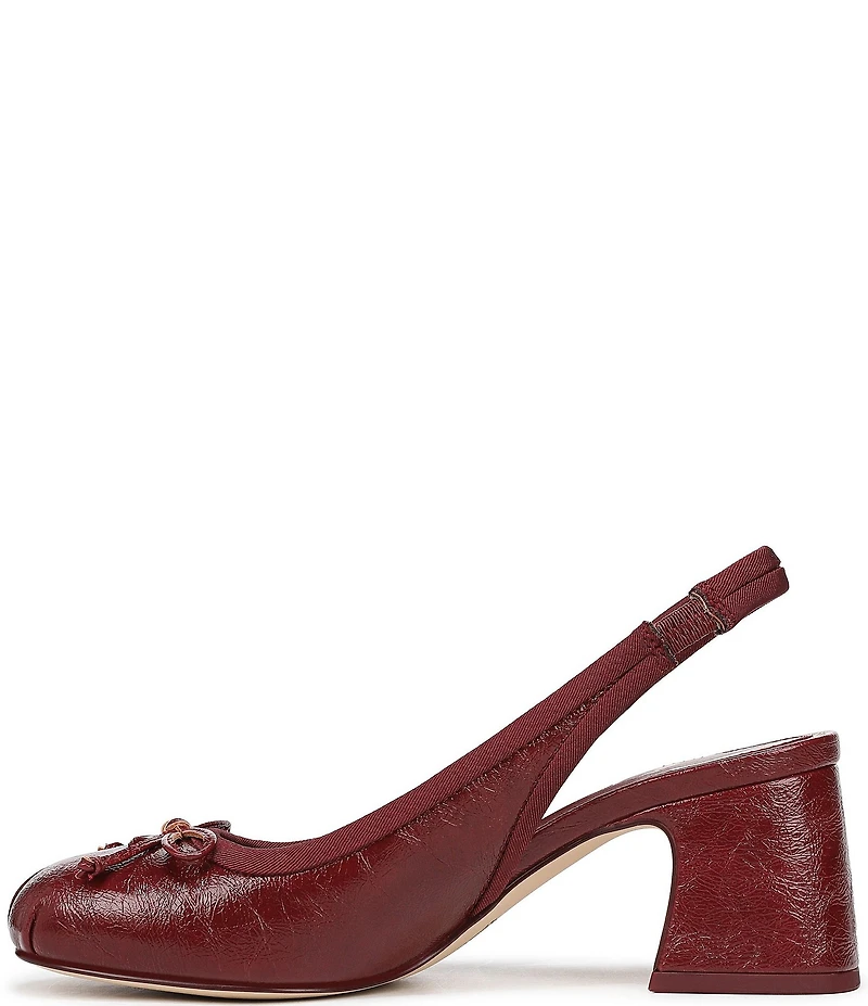 Circus NY by Sam Edelman Diane Glossy Bow Slingback Pumps