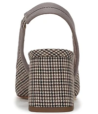 Circus NY by Sam Edelman Diane Houndstooth Fabric Bow Slingback Pumps