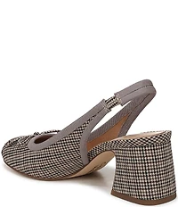 Circus NY by Sam Edelman Diane Houndstooth Fabric Bow Slingback Pumps