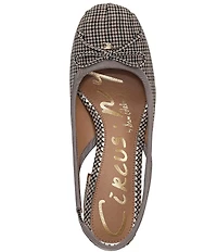 Circus NY by Sam Edelman Diane Houndstooth Fabric Bow Slingback Pumps
