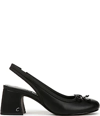 Circus NY by Sam Edelman Diane Leather Bow Slingback Ballet Pumps