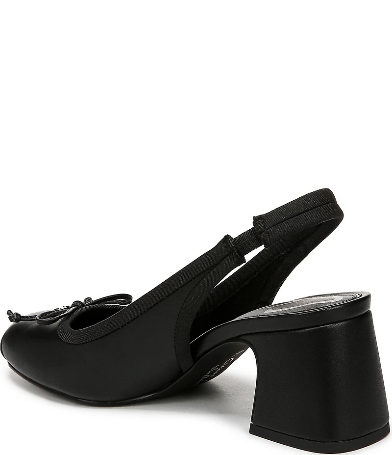 Circus NY by Sam Edelman Diane Leather Bow Slingback Ballet Pumps