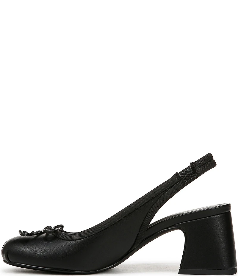 Circus NY by Sam Edelman Diane Leather Bow Slingback Ballet Pumps