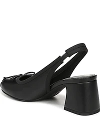 Circus NY by Sam Edelman Diane Leather Bow Slingback Ballet Pumps