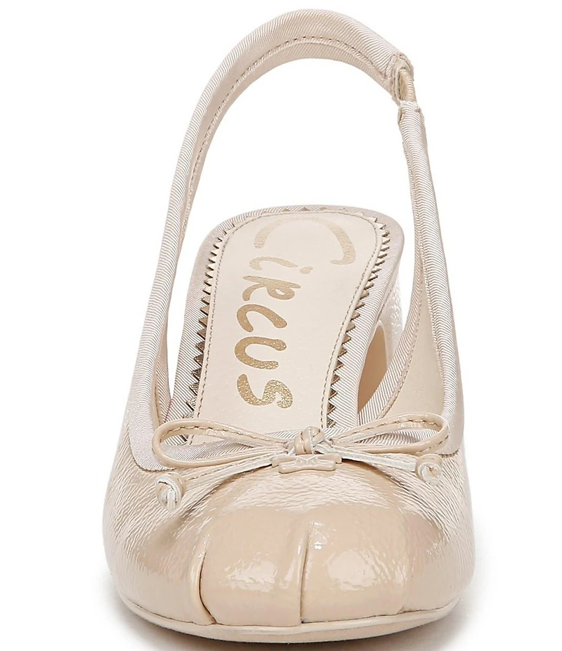 Circus NY by Sam Edelman Diane Patent Bow Slingback Ballet Pumps