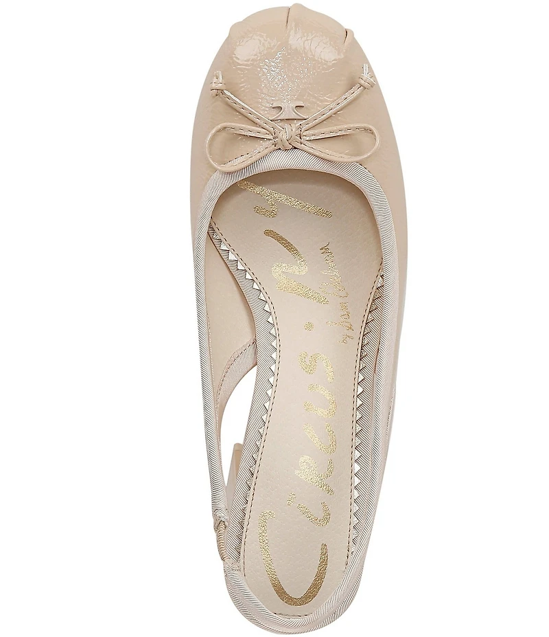 Circus NY by Sam Edelman Diane Patent Bow Slingback Ballet Pumps