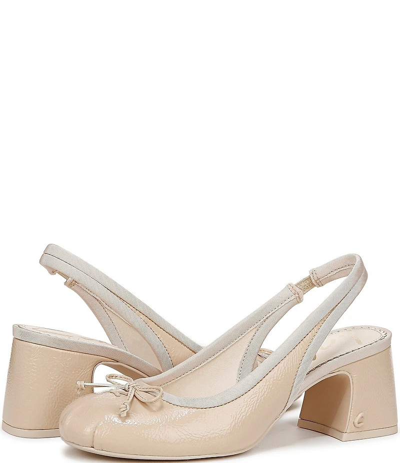 Circus NY by Sam Edelman Diane Patent Bow Slingback Ballet Pumps