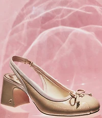 Circus NY by Sam Edelman Diane Patent Bow Slingback Ballet Pumps