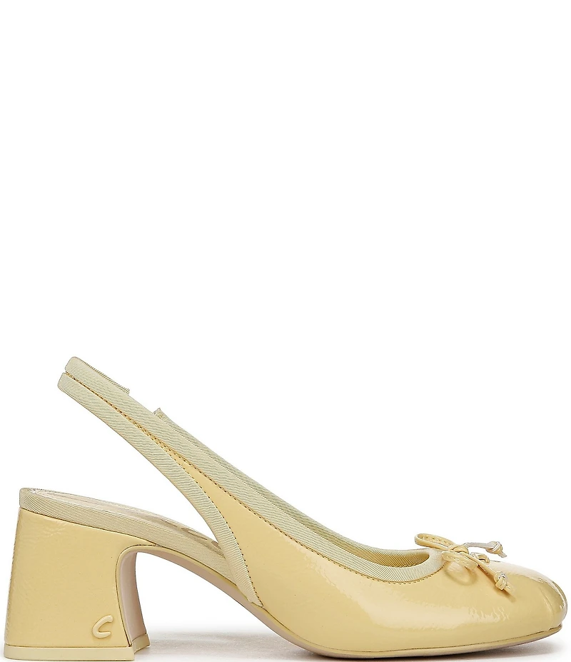 Circus NY by Sam Edelman Diane Patent Bow Slingback Ballet Pumps