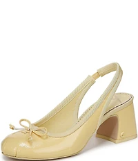 Circus NY by Sam Edelman Diane Patent Bow Slingback Ballet Pumps