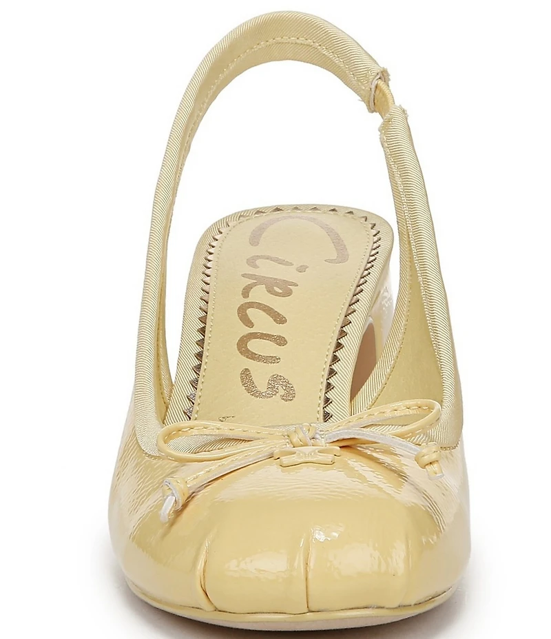 Circus NY by Sam Edelman Diane Patent Bow Slingback Ballet Pumps
