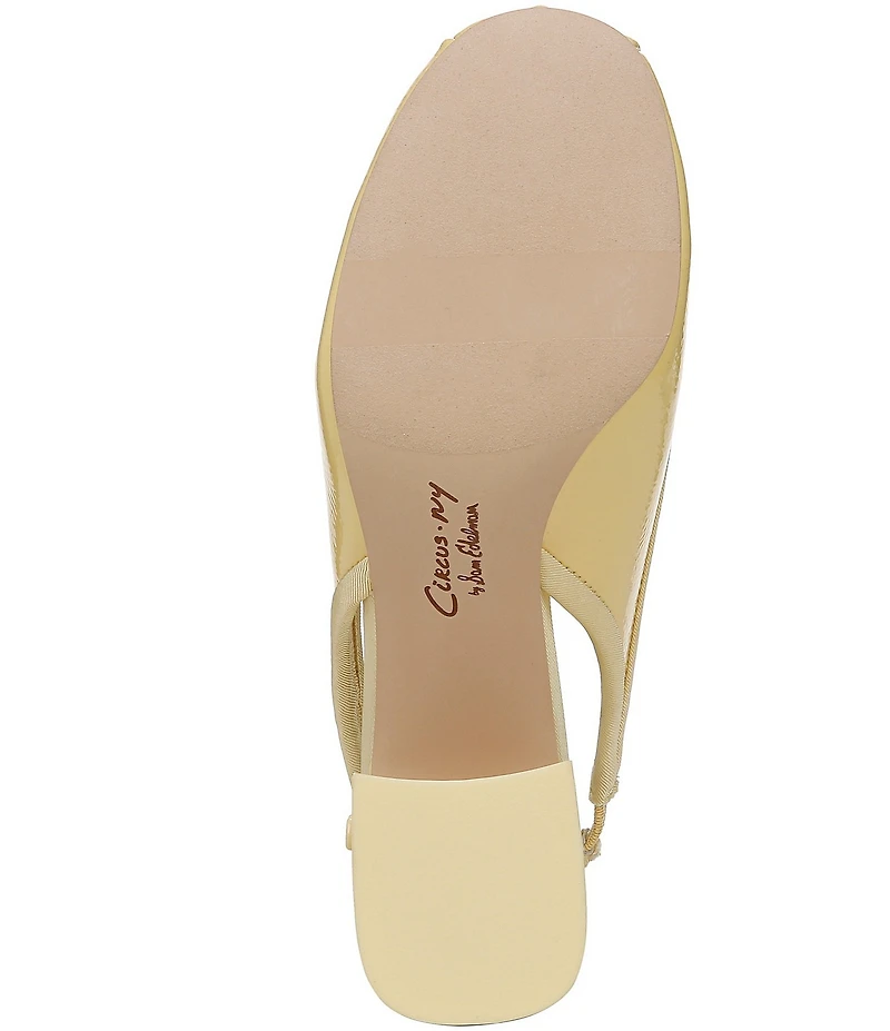 Circus NY by Sam Edelman Diane Patent Bow Slingback Ballet Pumps