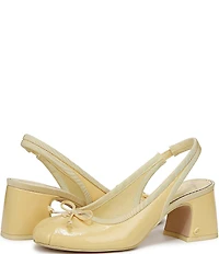 Circus NY by Sam Edelman Diane Patent Bow Slingback Ballet Pumps