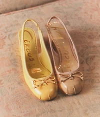 Circus NY by Sam Edelman Diane Patent Bow Slingback Ballet Pumps