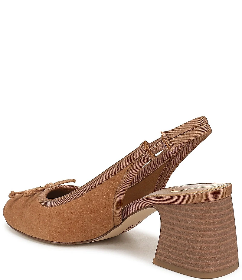 Circus NY by Sam Edelman Diane Suede Bow Slingback Ballet Pumps