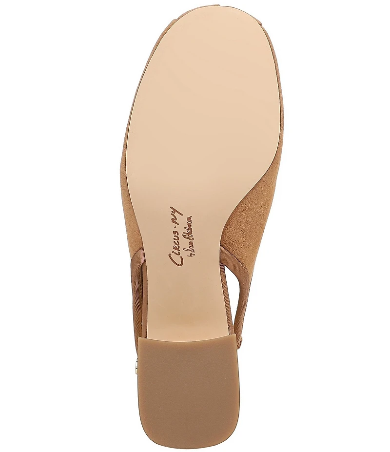 Circus NY by Sam Edelman Diane Suede Bow Slingback Ballet Pumps