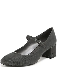 Circus NY by Sam Edelman Eloisa Glitter Fabric Mary Jane Dress Pumps