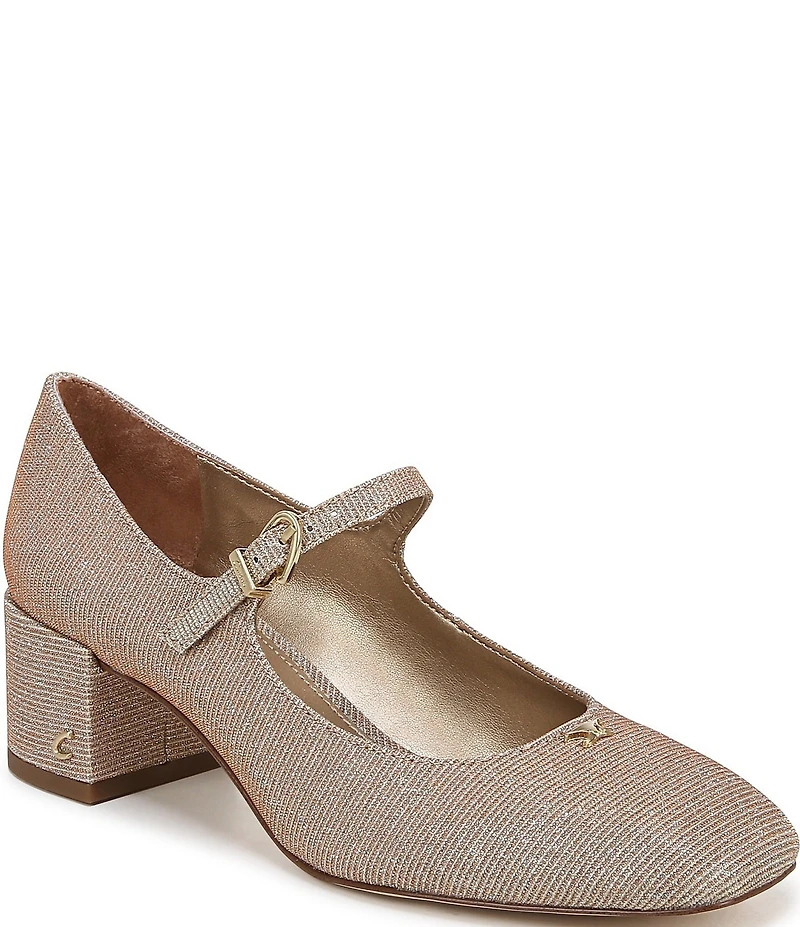 Circus NY by Sam Edelman Eloisa Glitter Fabric Mary Jane Dress Pumps