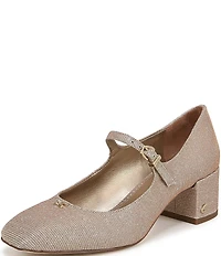Circus NY by Sam Edelman Eloisa Glitter Fabric Mary Jane Dress Pumps