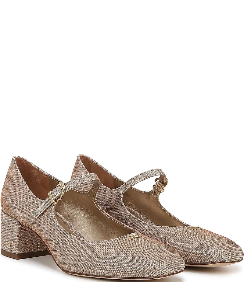 Circus NY by Sam Edelman Eloisa Glitter Fabric Mary Jane Dress Pumps