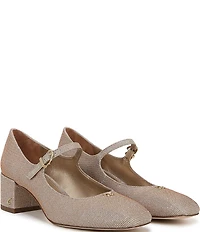 Circus NY by Sam Edelman Eloisa Glitter Fabric Mary Jane Dress Pumps