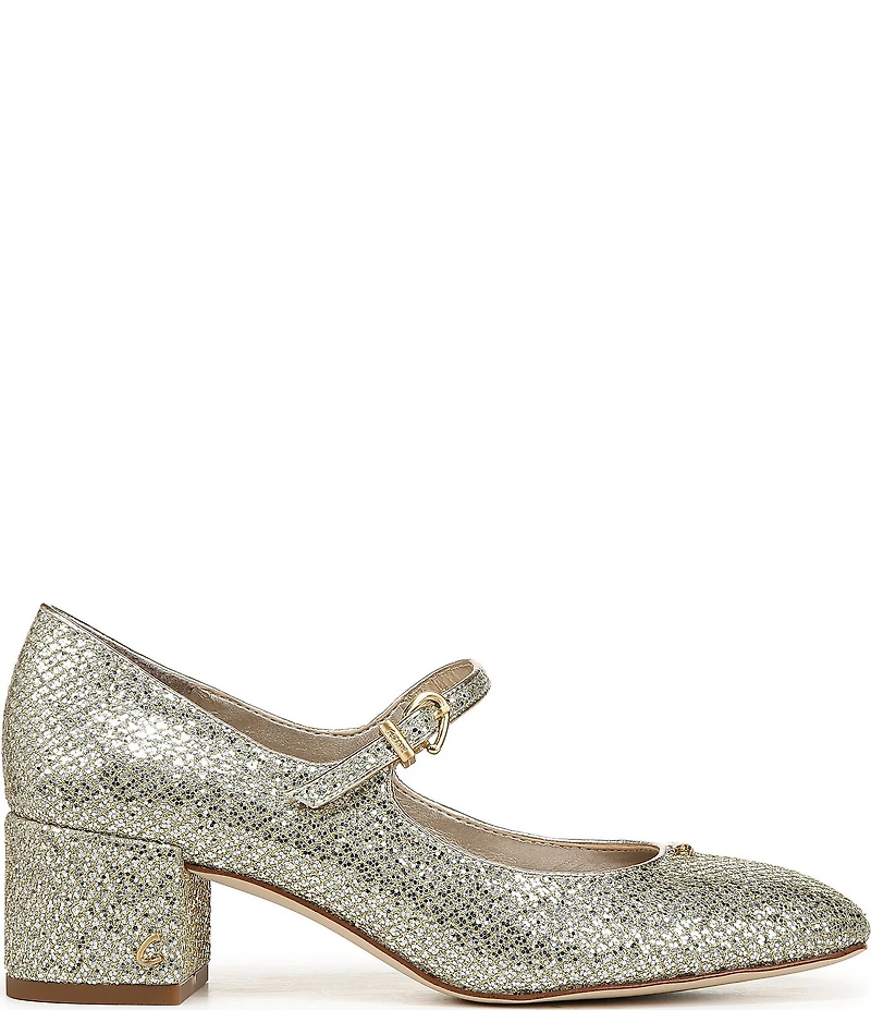 Circus NY by Sam Edelman Eloisa Glitter Fishnet Mary Jane Dress Pumps