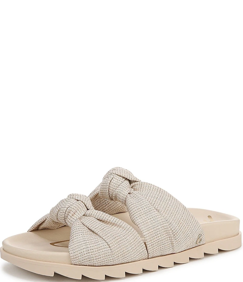 Circus NY by Sam Edelman Estelle Linen Knotted Slide Sandals
