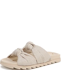 Circus NY by Sam Edelman Estelle Linen Knotted Slide Sandals