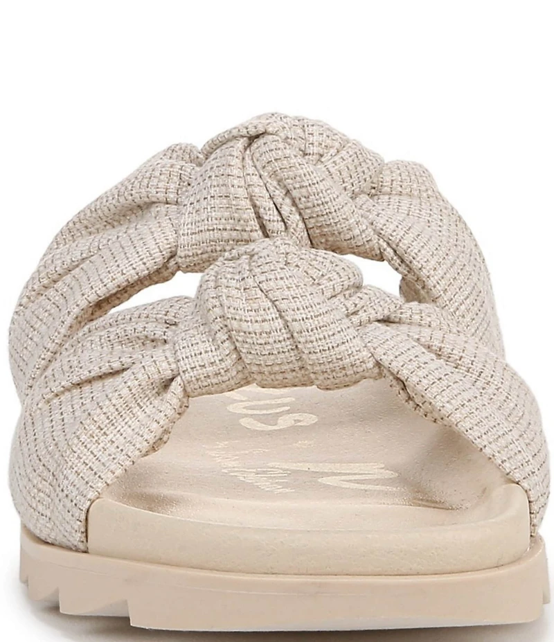 Circus NY by Sam Edelman Estelle Linen Knotted Slide Sandals