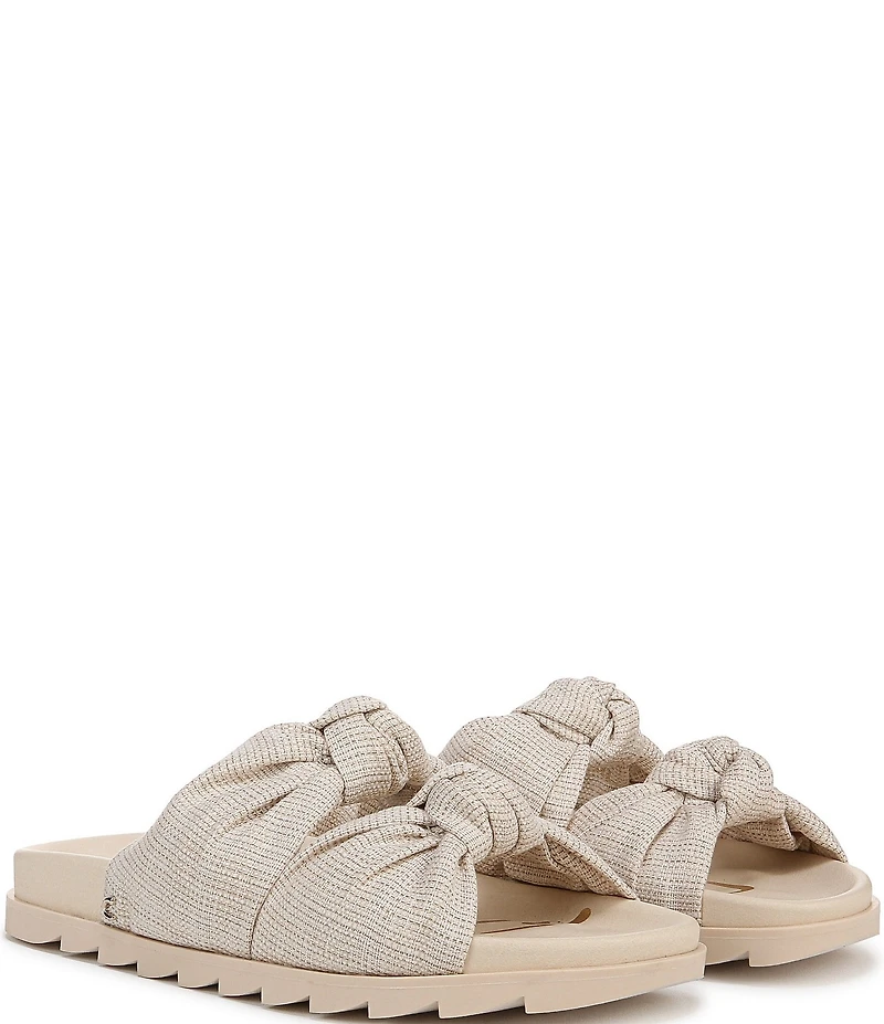 Circus NY by Sam Edelman Estelle Linen Knotted Slide Sandals