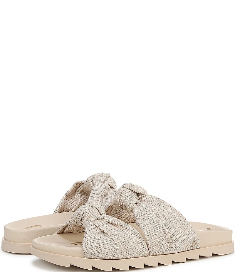 Circus NY by Sam Edelman Estelle Linen Knotted Slide Sandals