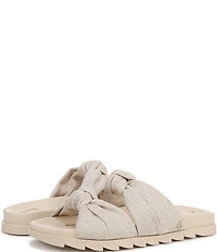 Circus NY by Sam Edelman Estelle Linen Knotted Slide Sandals