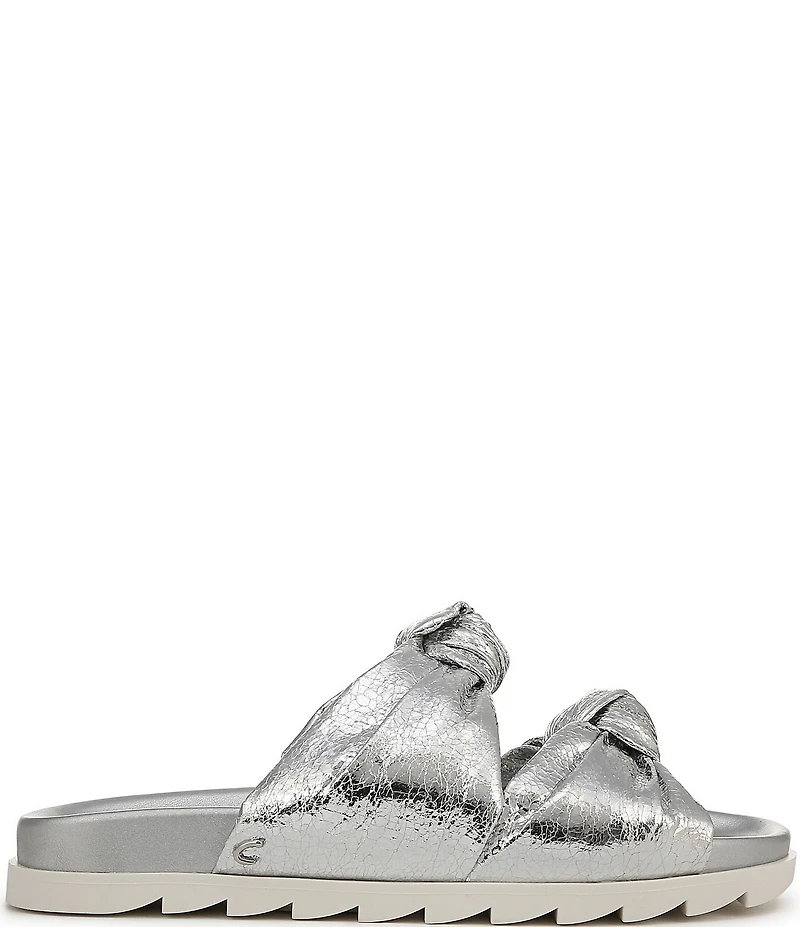 Circus NY by Sam Edelman Estelle Metallic Knotted Slide Sandals
