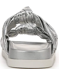 Circus NY by Sam Edelman Estelle Metallic Knotted Slide Sandals