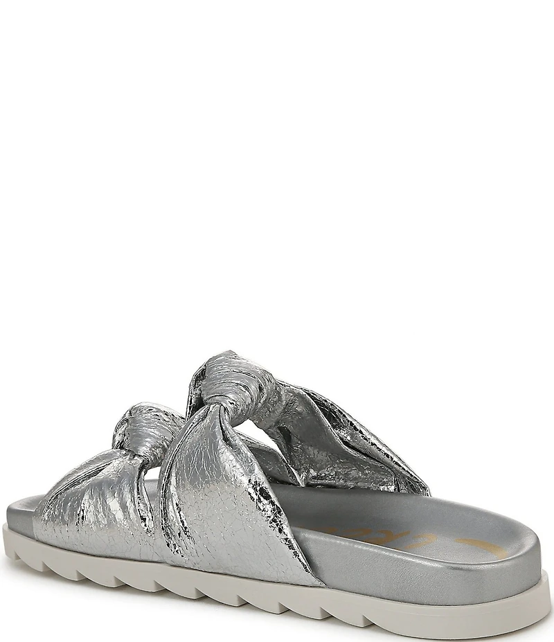 Circus NY by Sam Edelman Estelle Metallic Knotted Slide Sandals