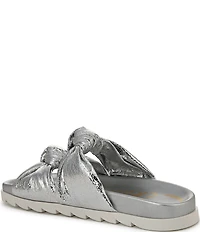 Circus NY by Sam Edelman Estelle Metallic Knotted Slide Sandals