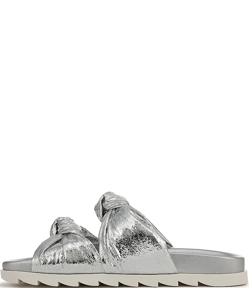 Circus NY by Sam Edelman Estelle Metallic Knotted Slide Sandals