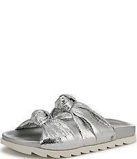 Circus NY by Sam Edelman Estelle Metallic Knotted Slide Sandals