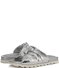 Circus NY by Sam Edelman Estelle Metallic Knotted Slide Sandals