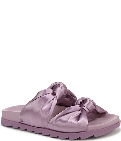 Circus NY by Sam Edelman Estelle Satin Knotted Slide Sandals