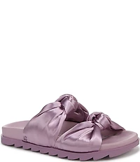Circus NY by Sam Edelman Estelle Satin Knotted Slide Sandals